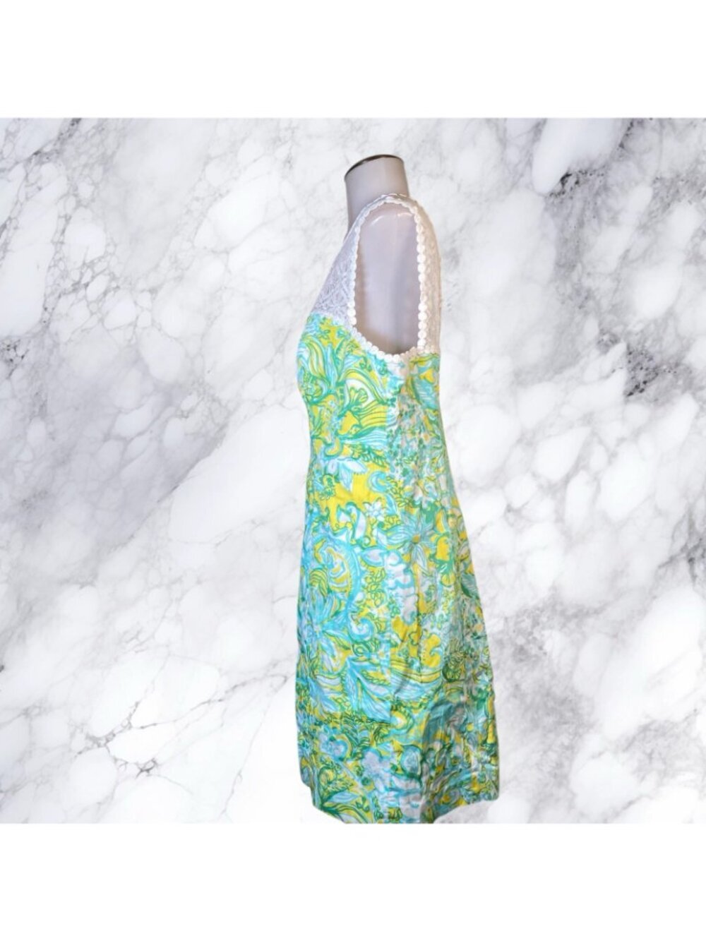 Lilly Pulitzer Sofia Dandelion Yellow Beach Gypsies Shift Dress - Picture 9 of 12